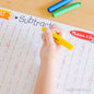 Subtraction Problems Write-A-Mat [5032]