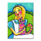 Alice Wonderland Belated Birthday Card