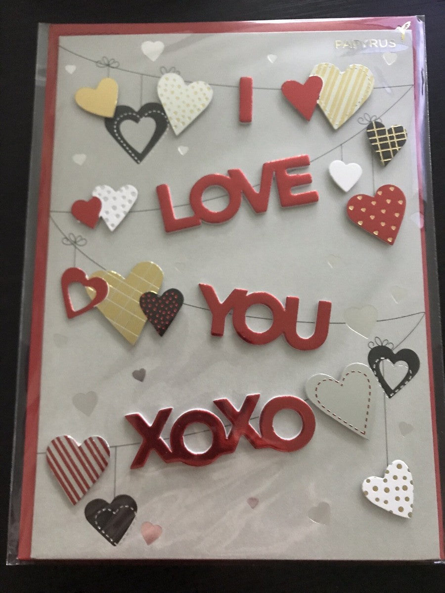 I Love You XOXO Valentine's Day Greeting Card [09078619]