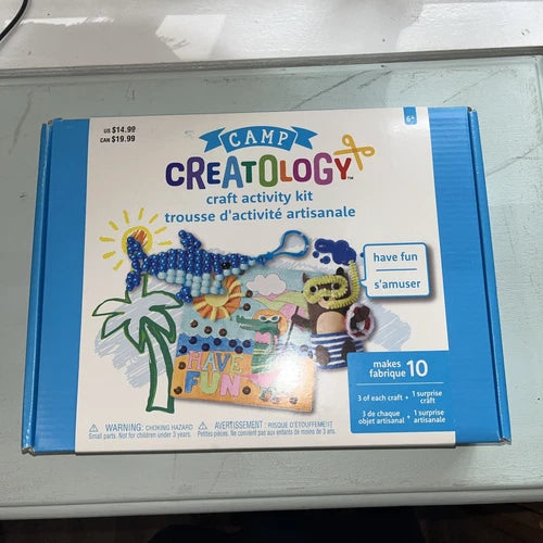 New Creatology Camp Summer Learning School Beach Vacation Craft Activity Kit