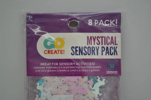 Set of Go Create! Mystical Sensory 8 Pack Unused Glitter Sequence Horizon Group