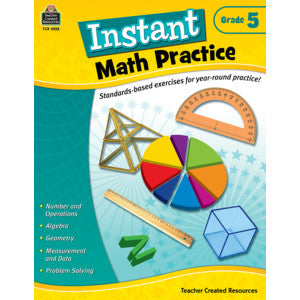 Instant Math Practice Grade 5 [TCR2555]