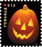 USPS Forever Stamps Sheet - 2016 USPS Jack o Lanterns Forever First Class Postage Stamps