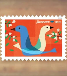 USPS Forever Stamps Sheet - Love (2026)