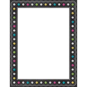 Chalkboard Brights Computer Paper [TCR5837]