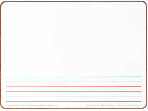 WRITE AGAIN 2 Sided Non-Magnetic Dry Erase Board 9x12 [165628]