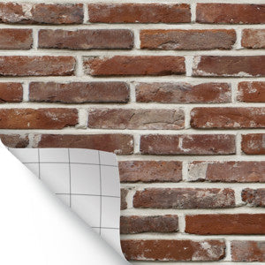 Red Brick Peel and Stick Decorative Paper [TCR70001]