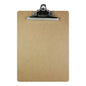 BAZIC Standard Size Hardboard Clipboard w/ Sturdy Spring Clip [1803]