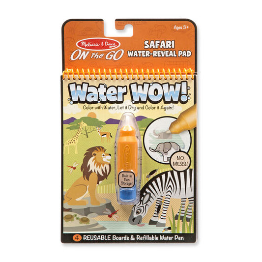 Water Wow! - Safari Water Reveal Pad - ON the GO Travel Activity [9441]