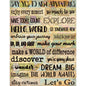 Travel the Map New Adventures Chart 17x22 [TCR7965]