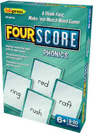 Four Score Card Game: Phonics [EP66116]