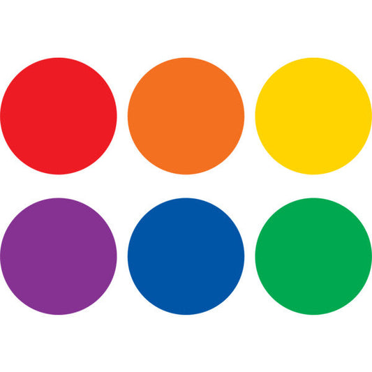 Spot On Carpet Markers Colorful Circles - 4" [TCR77048]