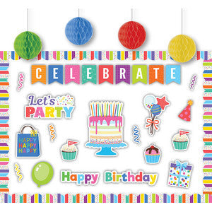 Colorful Happy Birthday Create & Decorate Quick Kit [TCR9465]