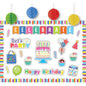 Colorful Happy Birthday Create & Decorate Quick Kit [TCR9465]