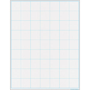 Graphing Grid Large Squares Write-On/Wipe-Off Chart 17x22 [TCR7116]