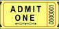 Single Ticket Roll 2000 Tickets Yellow [101-Y]