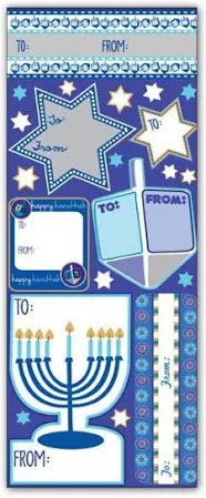 Hanukkah Gift Labels 2 Sheets [XLA705]