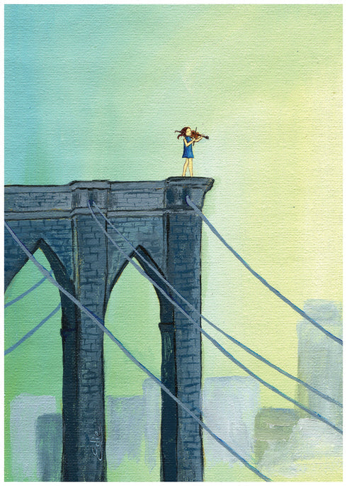 Brooklyn Bridge Birthday Greeting Card [2432BD]