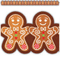 Gingerbread Cookies Die-Cut Border Trim [TCR6773]
