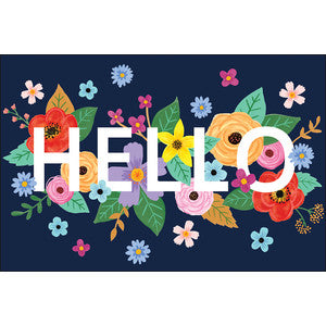 Wildflowers Hello Postcards [TCR6696]