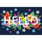 Wildflowers Hello Postcards [TCR6696]