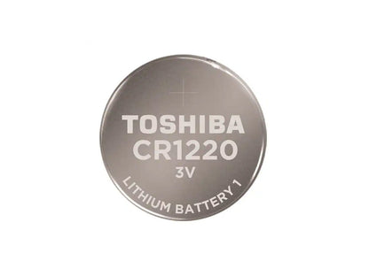 Toshiba CR1220 40mAh 3V Lithium (LiMnO2) Coin Cell Battery - 1 Piece Tear Strip, Sold Individually