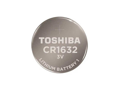 Toshiba CR1632 140mAh 3V Lithium (LiMnO2) Coin Cell Battery - 1 Piece Tear Strip, Sold Individually