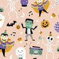 Funky Frankenstein Halloween Greeting Card [HAT47082101]