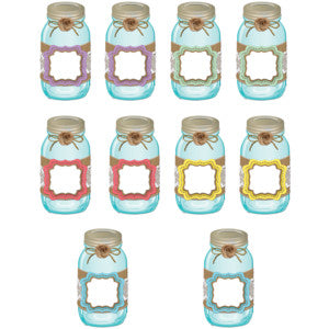 Shabby Chic Mason Jars Accents [TCR77191]