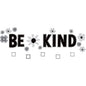 Black and White Floral Be Kind Bulletin Board [TCR6801]