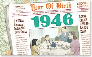 Year of Birth Cards 1946 [YOB42247]