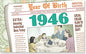 Year of Birth Cards 1946 [YOB42247]