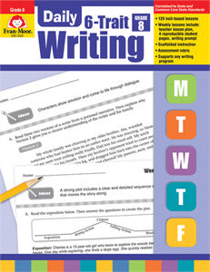 Daily 6-Trait Writing, Grade 8 [EMC6028]