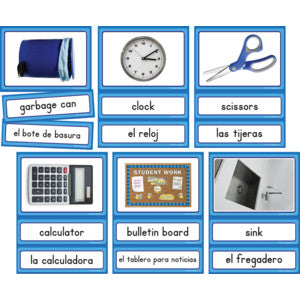 Spanish/English Classroom Labels Accents [TCR63189]