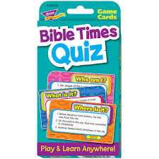 Bible Times Quiz Challenge Cards [T24703]