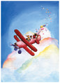 Airplane Joyride Blank Greeting Card [2676BL]