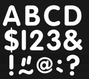 White 2" Classic Letters Uppercase Pack (9211) [TCR7394]