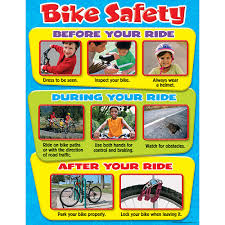 Bike Safety Learning Chart 17x22 [T38236]