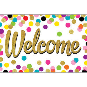 Confetti Welcome Postcards [TCR8894]