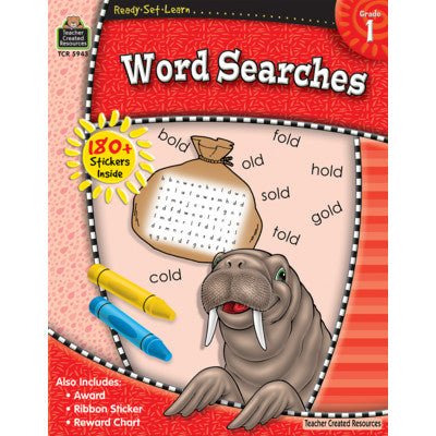 Ready-Set-Learn: Word Searches Grd 1 [TCR5943]