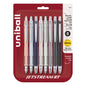 uniball Jetstream RT Retractable Ballpoint Pens, Fine Point, 0.7mm, Black Ink, 8 Count
