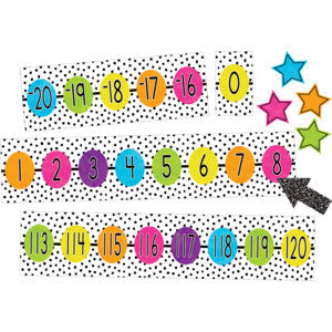 Brights 4Ever Number Line (-20 to 120) Bulletin Board [TCR6922]