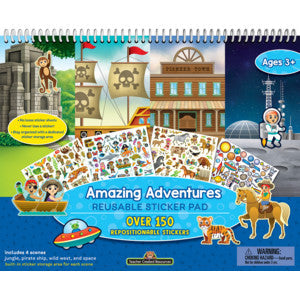 Amazing Adventures Reusable Sticker Pad [TCR20114]