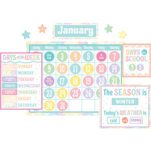 Pastel Pop Calendar Bulletin Board [TCR8411]