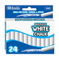 BAZIC Dustless White Chalk (24/Box) [2405]