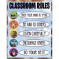 Go Wild Animals Classroom Rules Chart 17x22 [TCR7389]