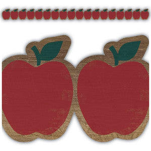 Home Sweet Classroom Apples Die Cut Border Trim [TCR8458]