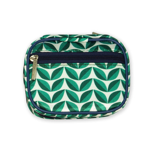 Wellness Keeper Zippered Pill & Vitamin Case -- Leaves [PB74-4771]