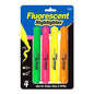 BAZIC  Desk Style Fluorescent Highlighters (3/Pack) [2319]
