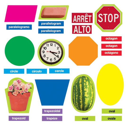 Geometric Shapes Bulletin Board Set [T8708] (D)